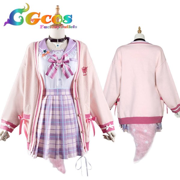 画像5: 一部在庫 バーチャルYouTuber VTuber 制服 博衣こより  コスプレ衣装 (5)