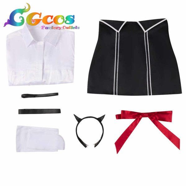 画像3: ブルーアーカイブ 夜桜キララ コスプレ衣装 (3)