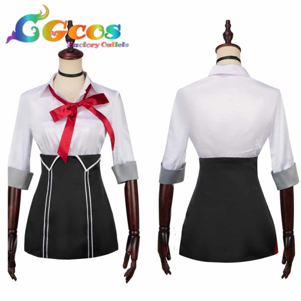 画像2: ブルーアーカイブ 夜桜キララ コスプレ衣装 (2)
