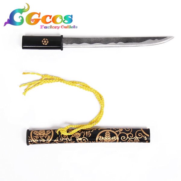 画像2: 刀剣乱舞 太閤左文字 短刀 コスプレ道具 (2)