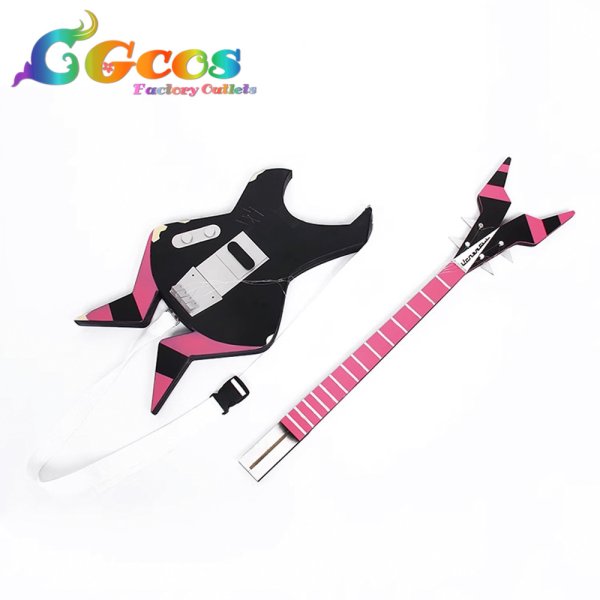 画像2: ポケットモンスター ブラック2?ホワイト2 ホミカ ギター コスプレ道具 (2)