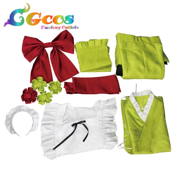 画像5: 初音ミク 抹茶パフェ 抹茶パフェさくら コスプレ衣装 (5)