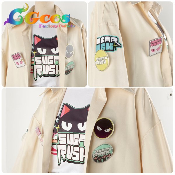 画像4: ブルーアーカイブ -ive aLIVE! 柚鳥ナツ コスプレ衣装 (4)