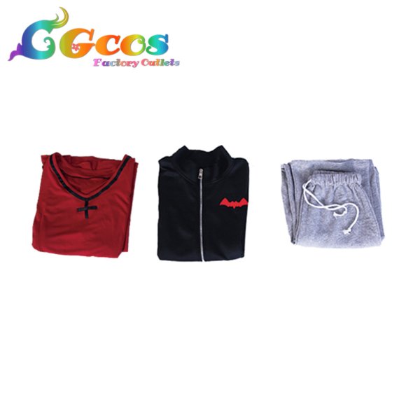 画像4: バーチャルYouTuber VTuber 葛葉 くずは 通常 ジャージ コスプレ衣装 (4)