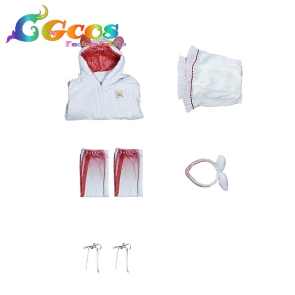 画像4: バーチャルYouTuber VTuber 宝鐘マリン 部屋着衣装Ver. コスプレ衣装 (4)