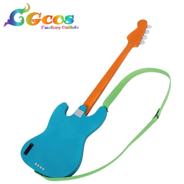 画像2: プロジェクトセカイ カラフルステージ!feat.初音ミク 日野森志歩 ベース コスプレ道具 (2)