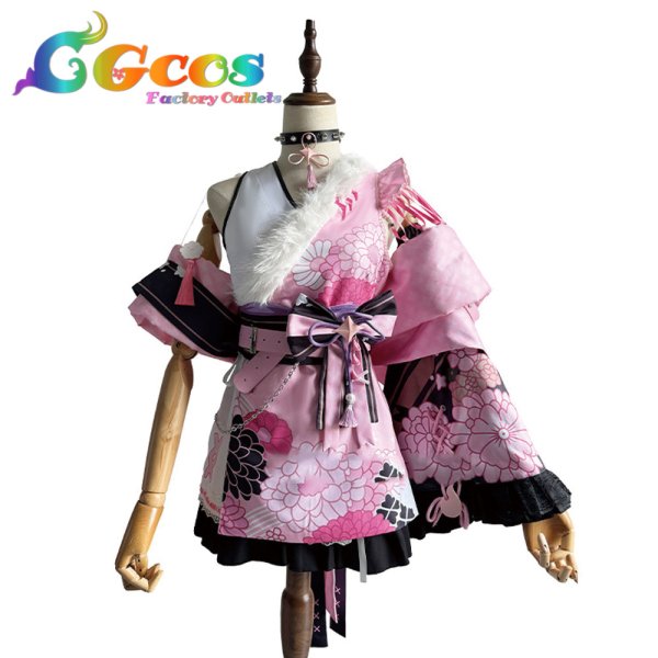 画像3: バーチャルYouTuber　VTuber　Mococo Abyssgard　モココ・アビスガード　Fuwawa Abyssgard　フワワ・アビスガード　正月衣装　コスプレ衣装 (3)