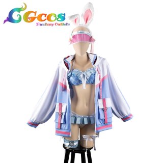Amazon.co.jp: [CULtp] バーチャルYouTuber VTuber ホロライブ 兎田ぺこら コスプレ衣装 ウイッグ付き 靴付き  コスプレ衣装 お盆 演出服 舞台装 コスチューム 制服 仮装 ハロウィン イベント cosplay 撮影 祭り プレゼント 忘年会 (女L) : ホビー