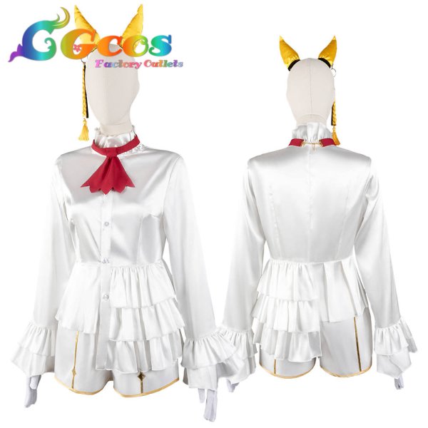 画像5: 一部在庫 ウマ娘プリティーダービー カルストンライトオ 勝負服 コスプレ衣装 (5)