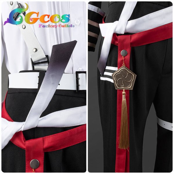 画像9: 一部在庫 バーチャルYouTuber VTuber VΔLZ 三華の樂 弦月藤士郎 コスプレ衣装 (9)