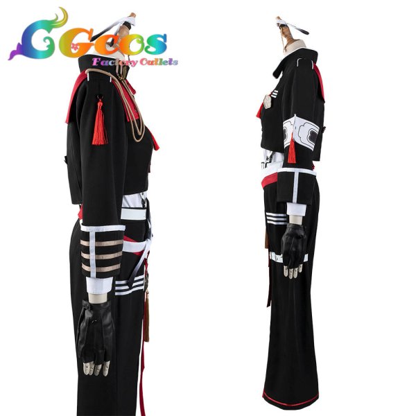 画像5: 一部在庫 バーチャルYouTuber VTuber VΔLZ 三華の樂 弦月藤士郎 コスプレ衣装 (5)