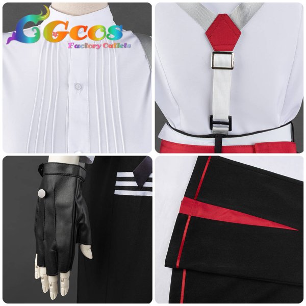 画像8: 一部在庫 バーチャルYouTuber VTuber VΔLZ 三華の樂 弦月藤士郎 コスプレ衣装 (8)