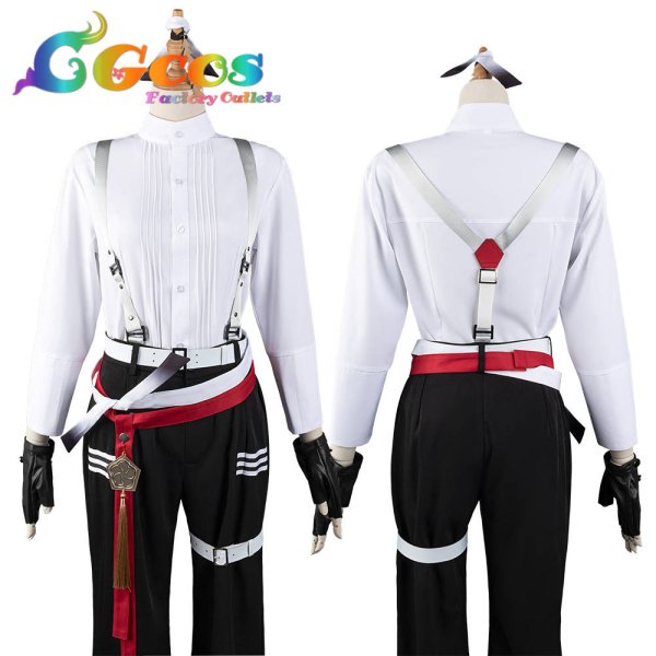 画像7: 一部在庫 バーチャルYouTuber VTuber VΔLZ 三華の樂 弦月藤士郎 コスプレ衣装 (7)