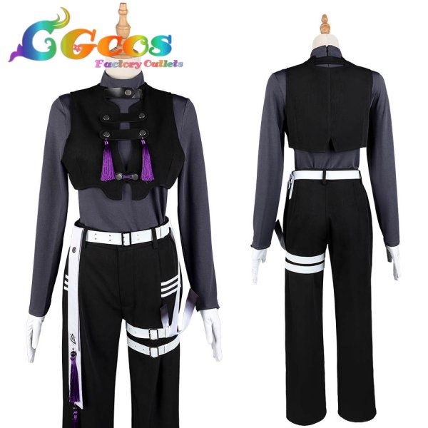 画像4: 一部在庫　バーチャルYouTuber　VTuber　VΔLZ　三華の樂　長尾景　コスプレ衣装 (4)