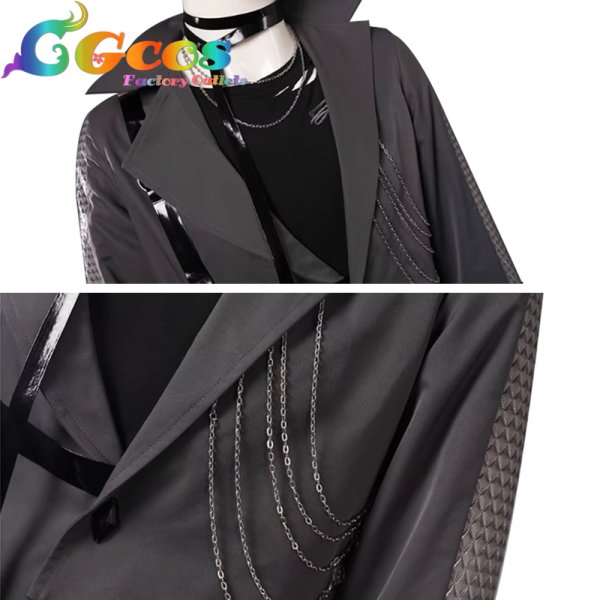 画像6: バーチャルYouTuber VTuber 葛葉(くずは) W●RK コスプレ衣装 (6)