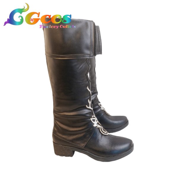 画像2: アークナイツ　コスプレ靴　ラップランド　荒廃ラップランド　コスプレブーツ　コスプレ衣装 (2)