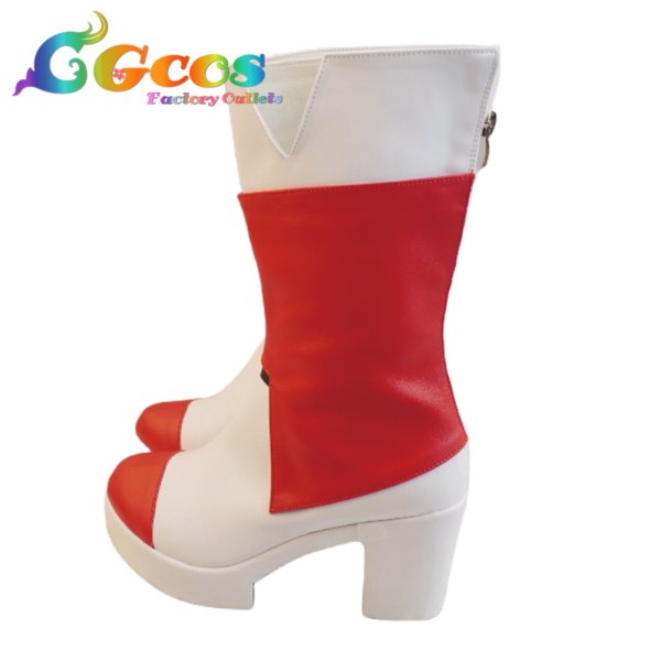 画像3: VOCALOID3　コスプレ靴　楽正綾　コスプレブーツ　コスプレ衣装 (3)