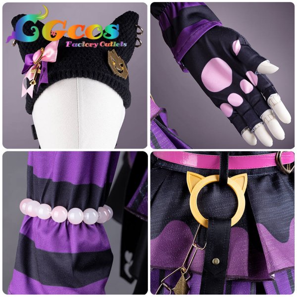 画像8: 一部在庫　ウマ娘プリティーダービー　ろっきん☆MewMeow　マヤノトップガン　コスプレ衣装 (8)