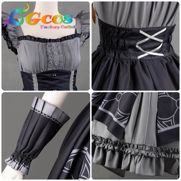 画像8: 一部在庫 ブルーアーカイブ マリー(アイドル) コスプレ衣装 (8)