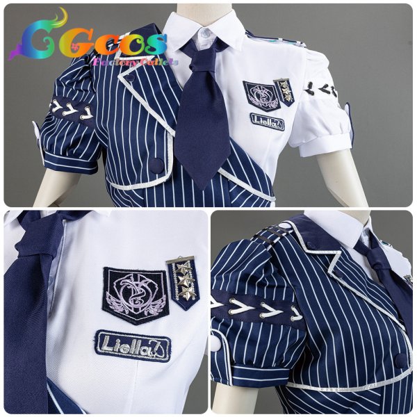 画像27: ラブライブ！スーパースター!!　FNS歌謡祭　シェキラ　澁谷かのん　嵐千砂都　若菜四季　鬼塚夏美　鬼塚冬毬　平安名すみれ　唐可可 葉月恋　ウィーン・マルガレーテ　Liella!　コスプレ衣装 (27)