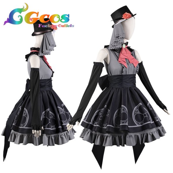 画像3: 「一部在庫」ブルーアーカイブ　ミネ（アイドル）　コスプレ衣装 (3)