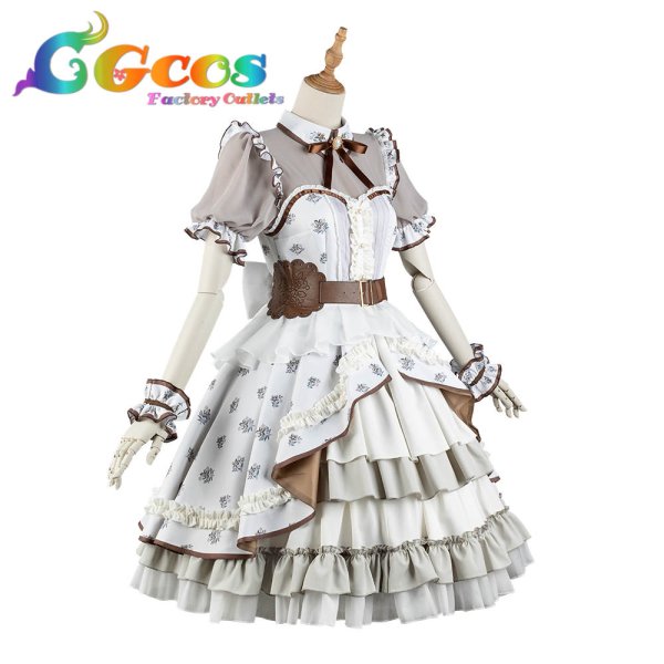 画像2: 「一部在庫」BanG Dream! It's MyGO!!!!!　千早愛音 [シックな花と] 　コスプレ衣装 (2)