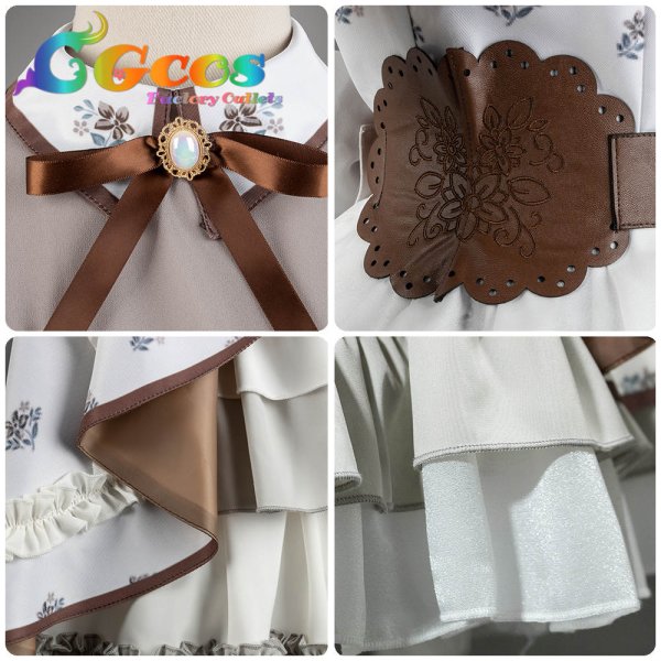 画像5: 「一部在庫」BanG Dream! It's MyGO!!!!!　千早愛音 [シックな花と] 　コスプレ衣装 (5)