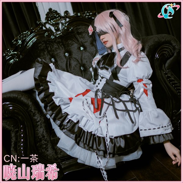画像2: 「一部在庫」苦痛の綻花 暁山瑞希 コスプレ衣装 プロジェクトセカイ  失われてしまったもの コスプレ (2)