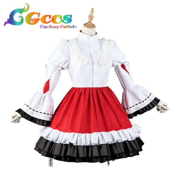 画像6: 「一部在庫」苦痛の綻花 暁山瑞希 コスプレ衣装 プロジェクトセカイ  失われてしまったもの コスプレ (6)