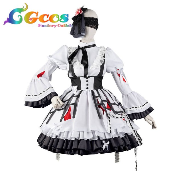 画像3: 「一部在庫」苦痛の綻花 暁山瑞希 コスプレ衣装 プロジェクトセカイ  失われてしまったもの コスプレ (3)