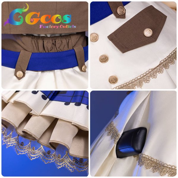 画像6: BanG Dream! 　Poppin'Party　花園たえ　コスプレ衣装 (6)