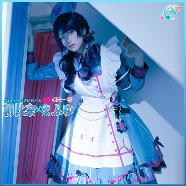 画像2: 「一部在庫」プロジェクトセカイ カラフルステージ!feat.初音ミク　猫耳おばけの案内人　朝比奈まふゆ　コスプレ衣装 (2)