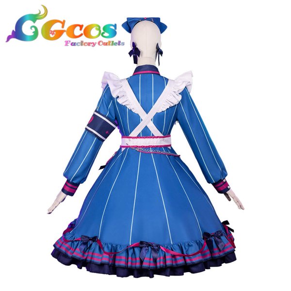 画像7: 「一部在庫」プロジェクトセカイ カラフルステージ!feat.初音ミク　猫耳おばけの案内人　朝比奈まふゆ　コスプレ衣装 (7)