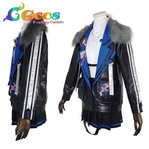 画像2: バーチャルYouTuber　VTuber　一ノ瀬うるは　コスプレ衣装 (2)