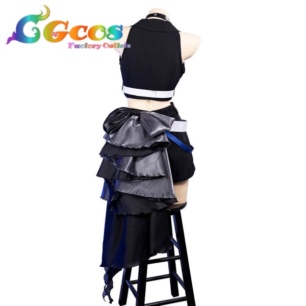 画像4: 一部在庫　ブルーアーカイブ　黒見セリカ（アイドル）　コスプレ衣装 (4)