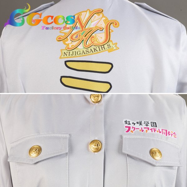 画像34: ラブライブ 虹ヶ咲学園スクールアイドル同好会　繚乱！ビクトリーロード　特攻服　上原歩夢　中須かすみ　夕霧綴理　天王寺璃奈　島村卯月 宮下愛　豊川風花 エマ・ヴェルデ　朝香果林　優木せつ菜　桜坂しずく　近江彼方　ミア・テイラー　鐘嵐珠　三船栞子　異次元フェス　高咲 侑　コスプレ衣装 (34)