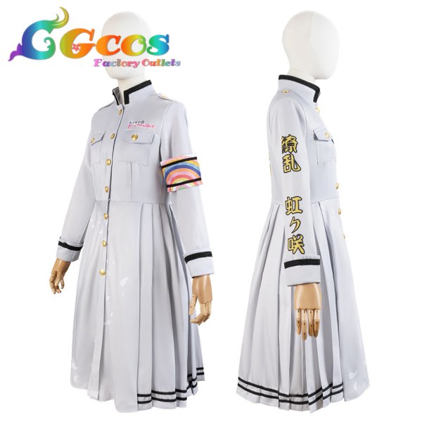 画像31: ラブライブ 虹ヶ咲学園スクールアイドル同好会　繚乱！ビクトリーロード　特攻服　上原歩夢　中須かすみ　夕霧綴理　天王寺璃奈　島村卯月 宮下愛　豊川風花 エマ・ヴェルデ　朝香果林　優木せつ菜　桜坂しずく　近江彼方　ミア・テイラー　鐘嵐珠　三船栞子　異次元フェス　高咲 侑　コスプレ衣装 (31)