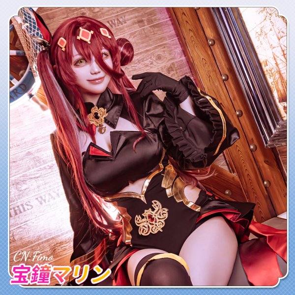 画像2: バーチャルYouTuber　VTuber　魔法少女ホロウィッチ!　宝鐘マリン　コスプレ衣装 (2)