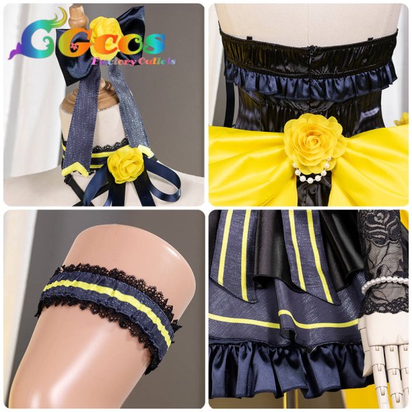 画像6: 虹ヶ咲学園スクールアイドル同好会　天使と悪魔からの招待状　中須かすみ　コスプレ衣装 (6)