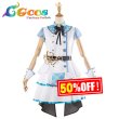 画像1: 50%OFF！半額セール　 プロジェクトセカイ カラフルステージ!feat.初音ミク　トゥモロー・アイドル！　桐谷遥　コスプレ衣装 (1)