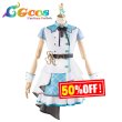 画像1: 50%OFF！ 半額セール　プロジェクトセカイ カラフルステージ!feat.初音ミク　ナチュラル・アイドル！　日野森雫　コスプレ衣装 (1)