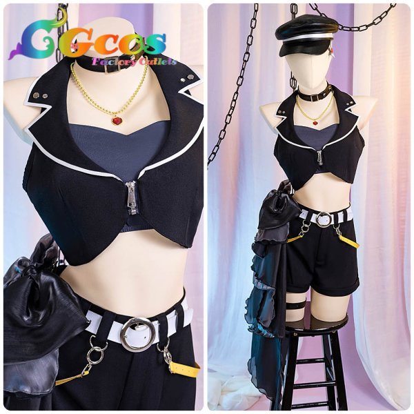 画像4: 「一部在庫あり」ブルーアーカイブ　奥空アヤネ（アイドル）　コスプレ衣装 (4)