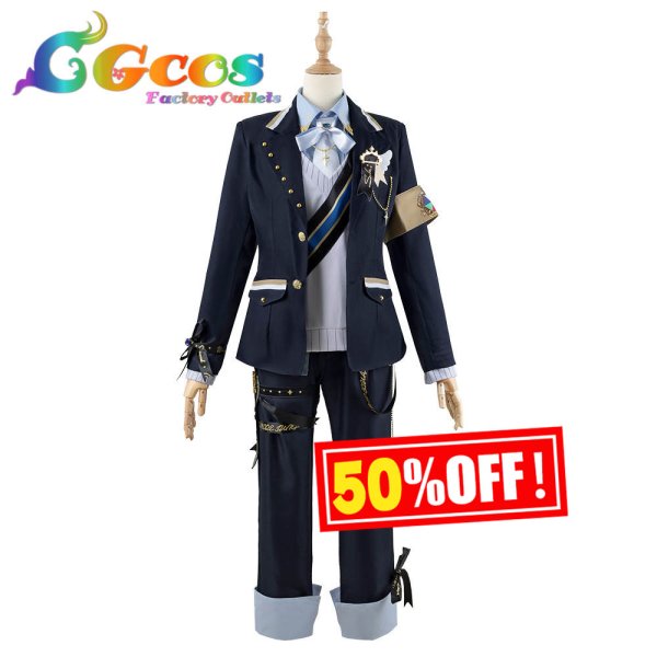 画像1: 50%OFF! 　半額セール　プロジェクトセカイ カラフルステージ!feat.初音ミク　青柳冬弥　2.5周年お祝い　コスプレ衣装 (1)