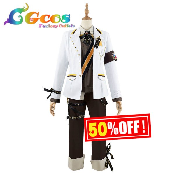 画像1: 50%OFF!  半額セール　プロジェクトセカイ カラフルステージ!feat.初音ミク　天馬司　2.5周年お祝い　コスプレ衣装 (1)