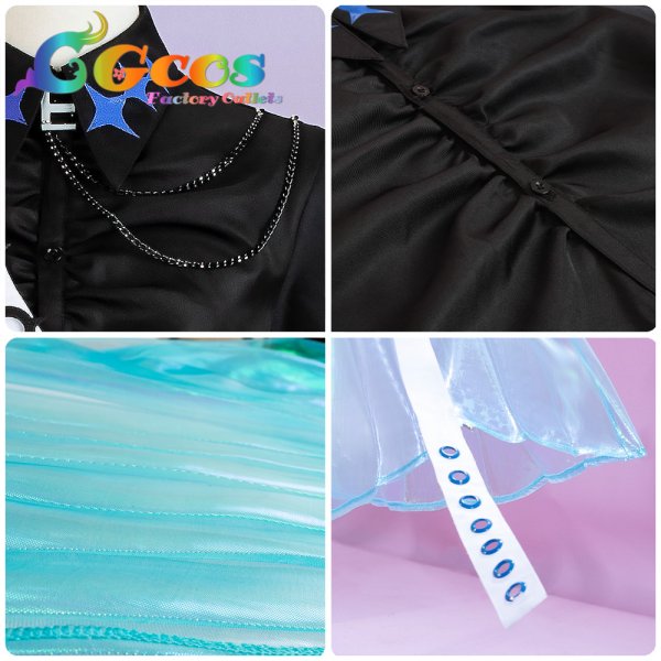 画像11: 一部在庫　バーチャル YouTuber Vtuber　星導ショウ コスプレ衣装 (11)