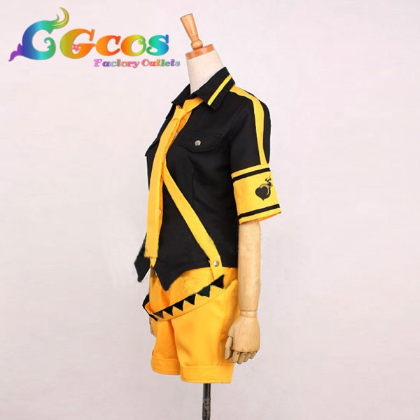 画像2: VOCALOID 恋は戦争 鏡音レン コスプレ衣装 (2)