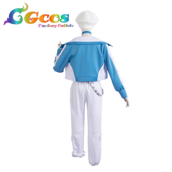 画像4: 「一部在庫あり」星乃一歌　コスプレ　ミクとの出会い　アンビション・サロペット　プロジェクトセカイ　コスプレ衣装 (4)