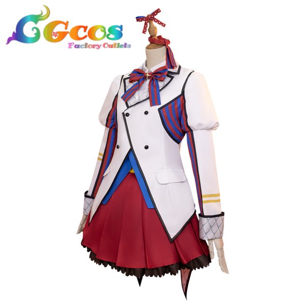 画像2: 15%OFF! ミリオンライブ! スターティング・ブルーム MILLIONSTARS 春日 未来 木下 ひなた 最上 静香 伊吹 翼 望月 杏奈 佐竹美奈子 天空橋 朋花 北沢 志保 全員 コスプレ衣装 (2)