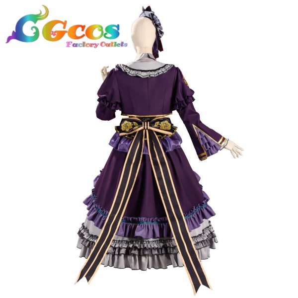 画像4: 「一部在庫あり」 BanG Dream!  Roselia 6th anniversary 今井リサ コスプレ衣装 (4)