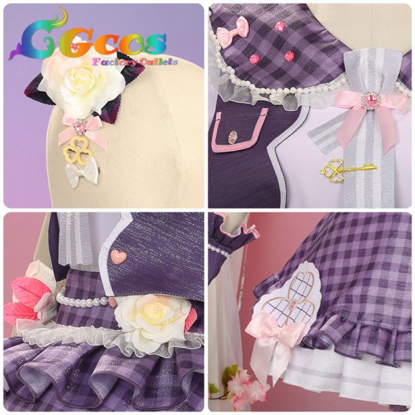 画像13: 「一部在庫あり」　プロジェクトセカイ　プロセカ4周年　MORE MORE JUMP！　桃井愛莉　コスプレ衣装 (13)